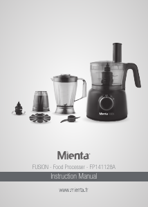 Manual Mienta FP141128A Food Processor