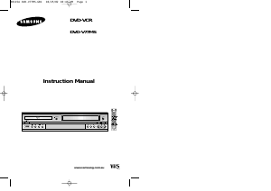 Handleiding Samsung DVD-V77MS DVD-Video combinatie