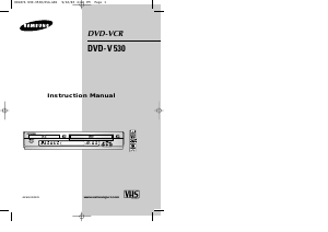 Manual Samsung DVD-V530 DVD-Video Combination