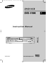 Handleiding Samsung DVD-V90K DVD-Video combinatie