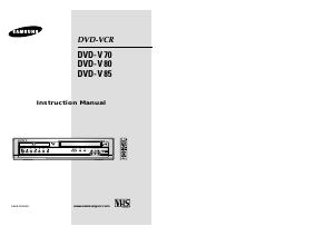 Manual Samsung DVD-V70 DVD-Video Combination