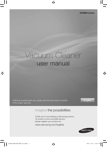 Manual Samsung SC8810 Vacuum Cleaner