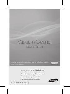 Manual Samsung SC5616 Vacuum Cleaner