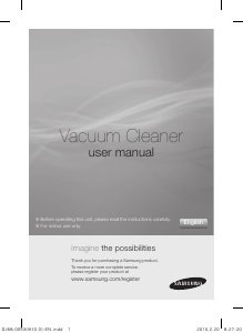 Manual Samsung SC3450 Vacuum Cleaner