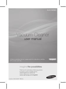Manual Samsung SU3346 Vacuum Cleaner