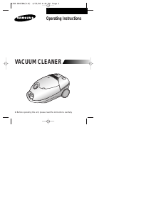 Manual Samsung VC-7416VN Vacuum Cleaner