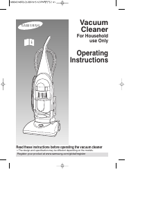 Manual Samsung VC-U364 Vacuum Cleaner