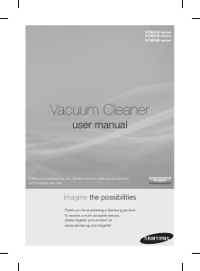 Manual Samsung VCMA20CV Vacuum Cleaner