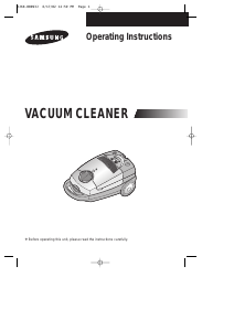 Manual Samsung VC-8926EN Vacuum Cleaner