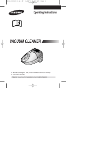 Manual Samsung SC4025 Vacuum Cleaner