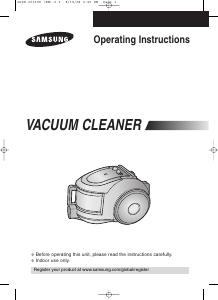 Manual Samsung SC6591 Vacuum Cleaner