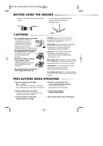 Manual Samsung WT90H2P Washing Machine