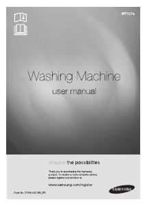 Manual Samsung WT727QPNDMW/GR Washing Machine