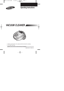 Manual Samsung SC4139 Vacuum Cleaner