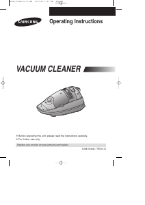 Manual Samsung SC7936 Vacuum Cleaner