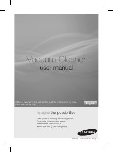 Manual Samsung SC9380 Vacuum Cleaner