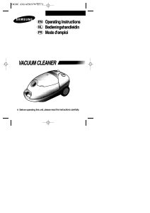 Manual Samsung VC-7424VN Vacuum Cleaner