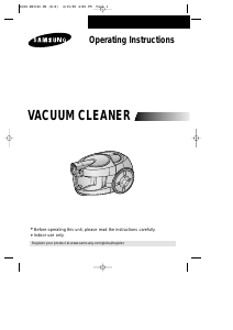 Manual Samsung VC-9840 Vacuum Cleaner