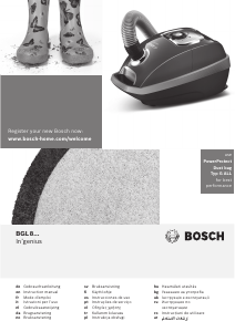 Εγχειρίδιο Bosch BGL8330T Ηλεκτρική σκούπα