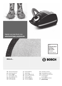 Manuale Bosch BSGL5331 Aspirapolvere