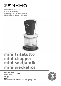 Manuale Enkho 145330.01 Tritatutto