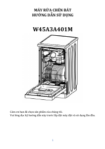 Manual Galanz W45A3A401M-0E1 Dishwasher