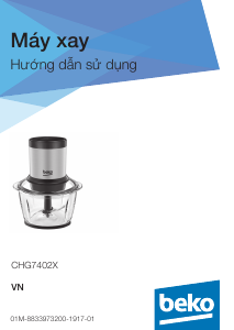 Hướng dẫn sử dụng BEKO CHG7402X Dao chặt