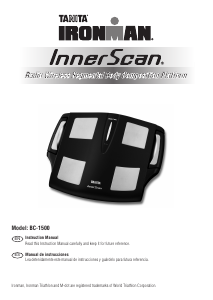 Manual de uso Tanita BC-1500 InnerScan Báscula