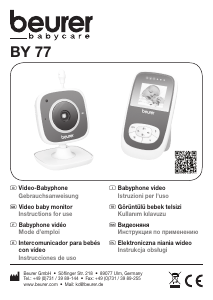Manuale Beurer BY 77 Baby monitor