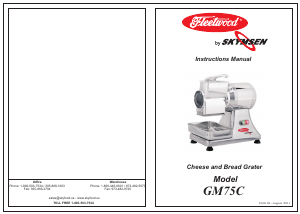 Handleiding Fleetwood GM75C Kaasrasp