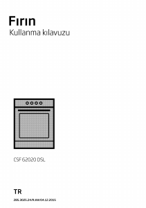 Kullanım kılavuzu BEKO CSF 62020 DSL Solo fırın