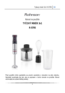 Návod Rohnson R-5795 Ponorný mixér