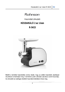 Használati útmutató Rohnson R-5415 Húsdaráló