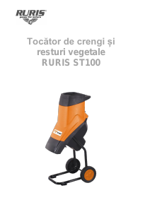 Manual Ruris ST100 Tocător grădină