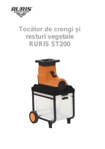 Manual Ruris ST200 Tocător grădină