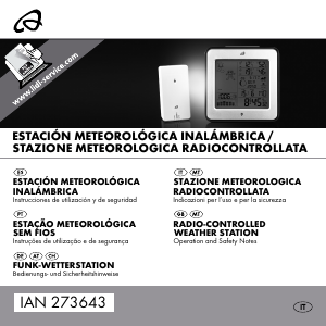 Manuale Auriol IAN 273643 Stazione meteorologica