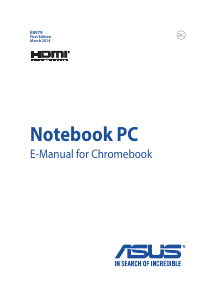 Manual Asus E8979 Chromebook Laptop