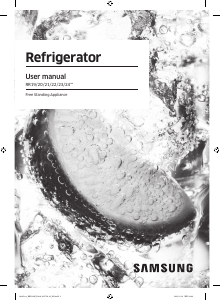 Manual Samsung RR24A285YCU Refrigerator