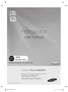 Manual Samsung RR82WERS Refrigerator