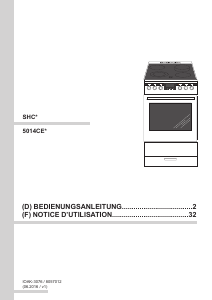 Mode d’emploi Amica SHC 11587 E Cuisinière