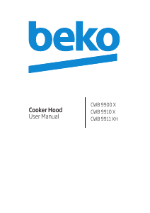 Руководство BEKO CWB 9910 X Кухонная вытяжка