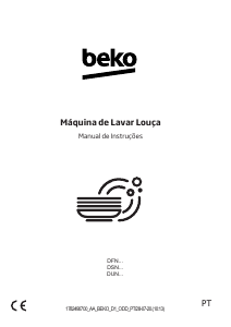 Manual BEKO DFN 26420 X Máquina de lavar louça