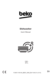 Handleiding BEKO DFS05024X Vaatwasser