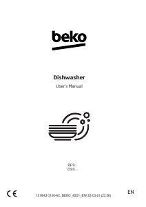 Manual BEKO DFS26024W Dishwasher