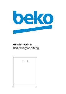 Bedienungsanleitung BEKO DIN 5839 XL Geschirrspüler