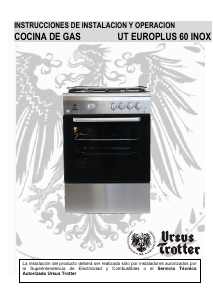 Manual de uso Ursus Trotter UT Europlus 60 INOX GL Cocina