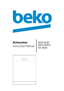 Handleiding BEKO DIS 4530 Vaatwasser