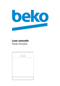 Mode d’emploi BEKO DSFN 6830 Lave-vaisselle