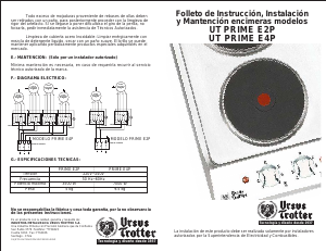 Manual de uso Ursus Trotter UT Prime E2P Placa