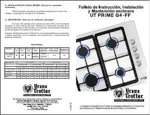 Manual de uso Ursus Trotter UT Prime G4 FF GL Placa